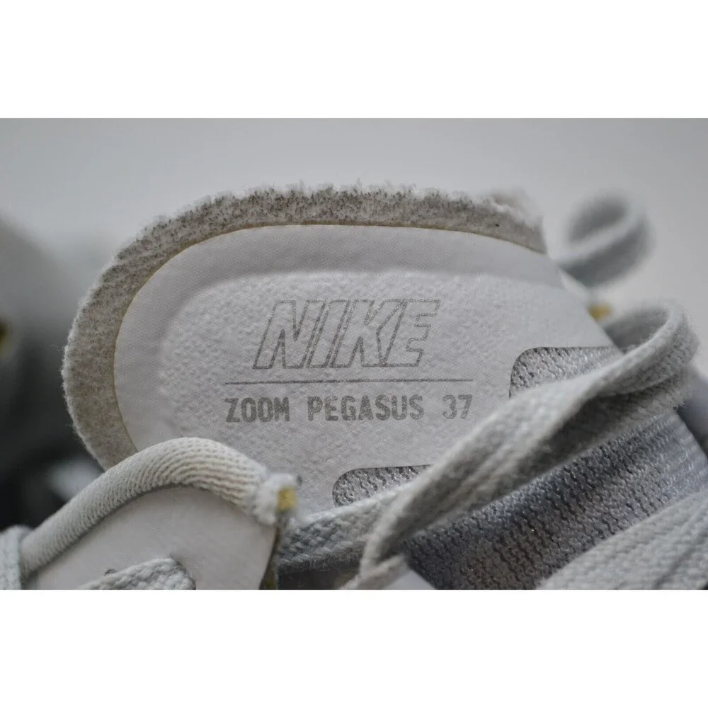 Nike‎ Air Zoom Pegasus 37 Womens Size 8.5 Gray Athletic Shoes Running BQ9647-009